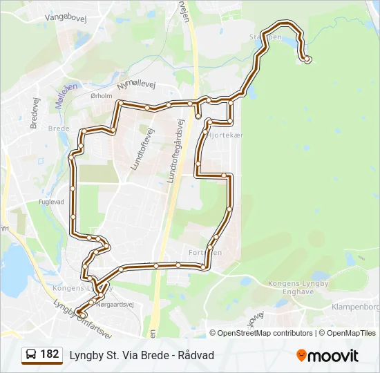 182 Bus Line Map