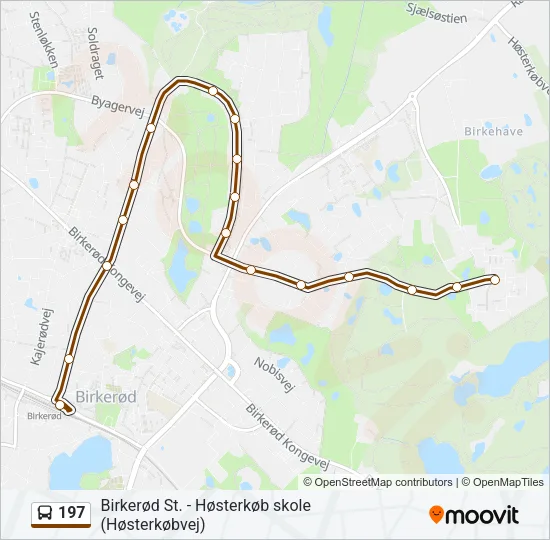 197 Bus Line Map