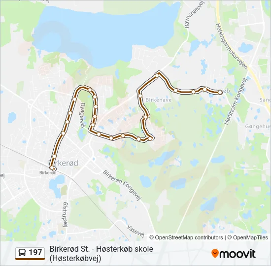 197 Bus Line Map