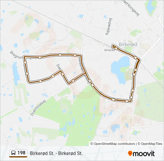198 Bus Line Map