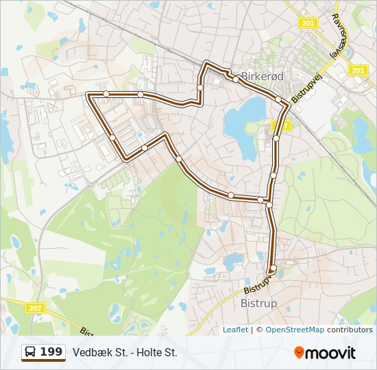 199 bus Linjekort 199 bus Linjekort