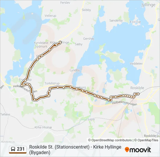 231 Bus Line Map