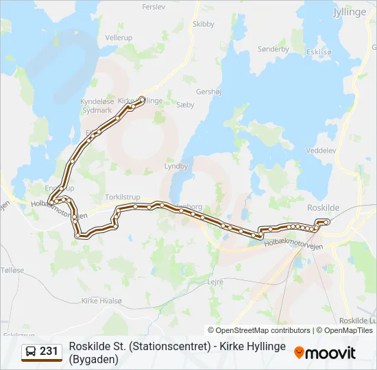 231 Bus Line Map
