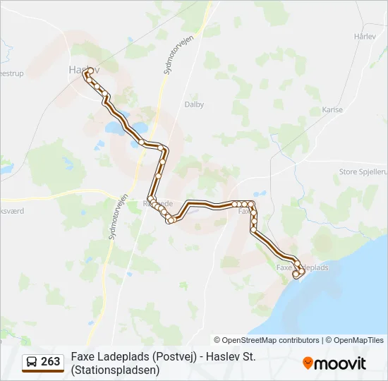 263 Bus Line Map
