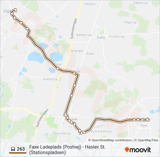 263 Bus Line Map