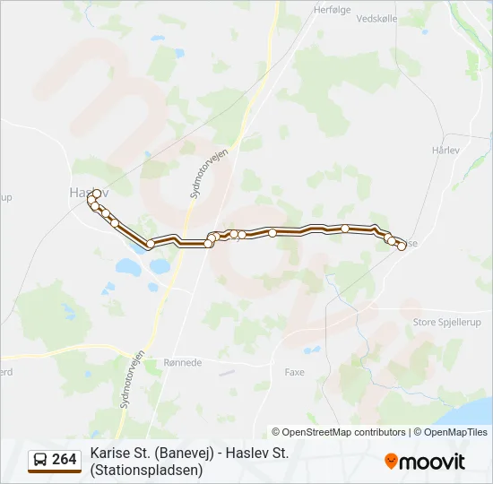 264 Bus Line Map