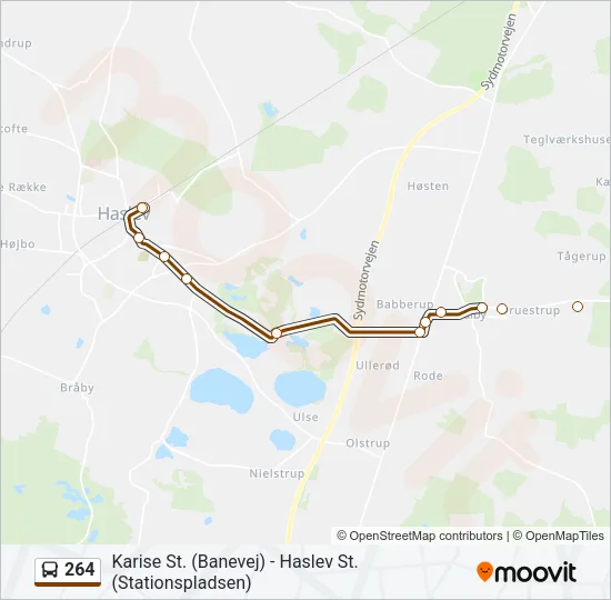 264 Bus Line Map