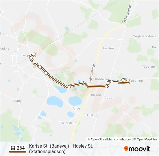 264 Bus Line Map