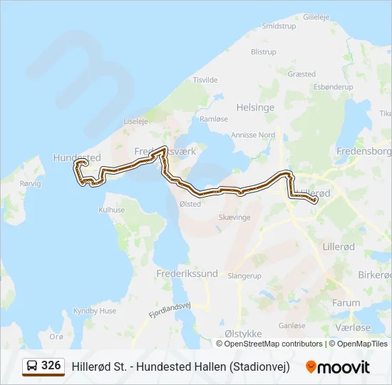 326 Bus Line Map