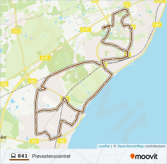 Bus Linie 841 Karte Bus Linie 841 Karte