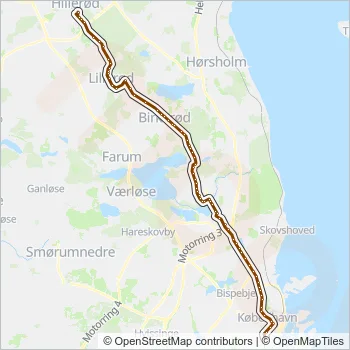 94N Bus Line Map