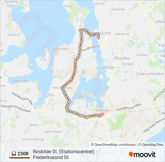 Forøge Blodig Arab 230r Route: Schedules, Stops & Maps - Roskilde St. (Updated)