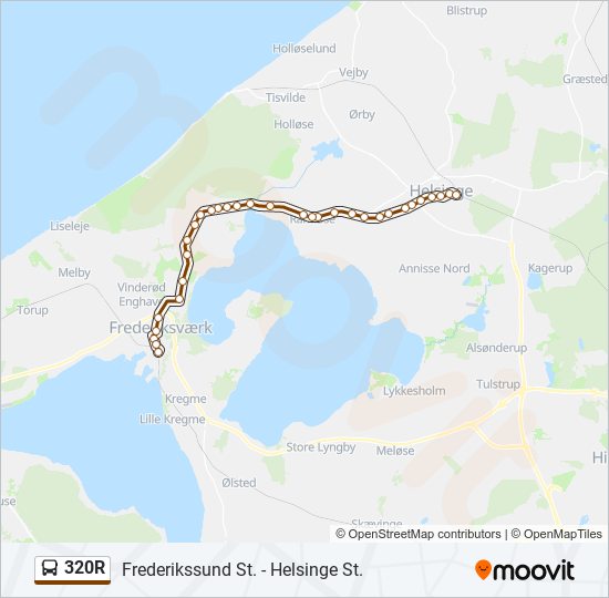 320R bus Line Map