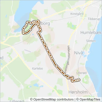 365R Bus Line Map