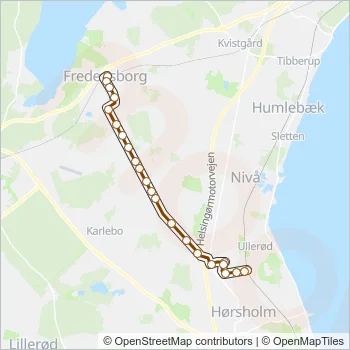 365R Bus Line Map