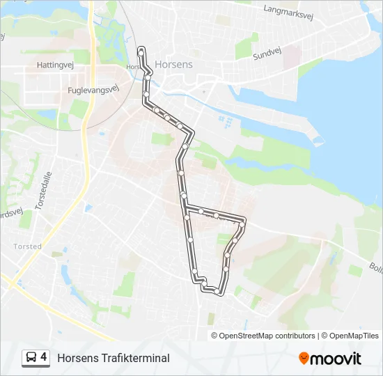 4 Bus Line Map