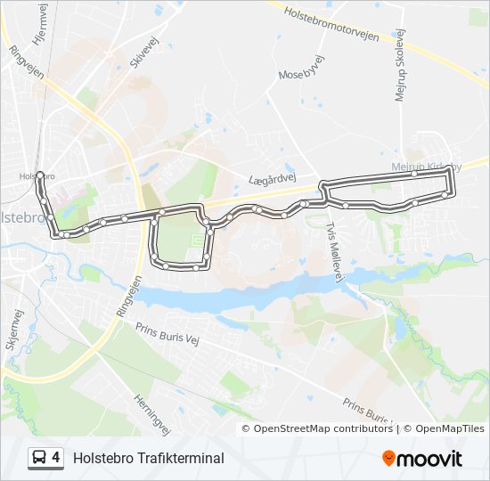 4 bus Line Map