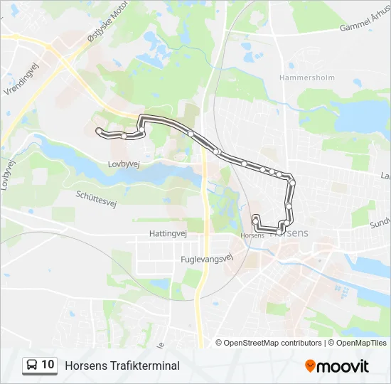 10 Bus Line Map