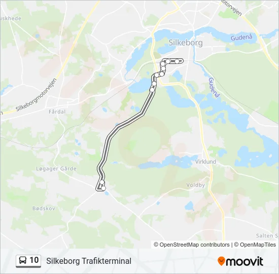 10 Bus Line Map