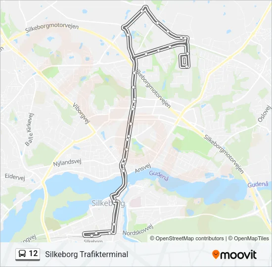 12 Bus Line Map
