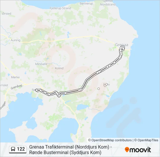 122 Bus Line Map