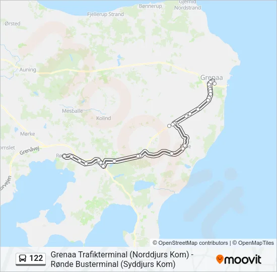 122 Bus Line Map