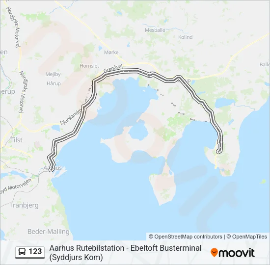 123 Bus Line Map