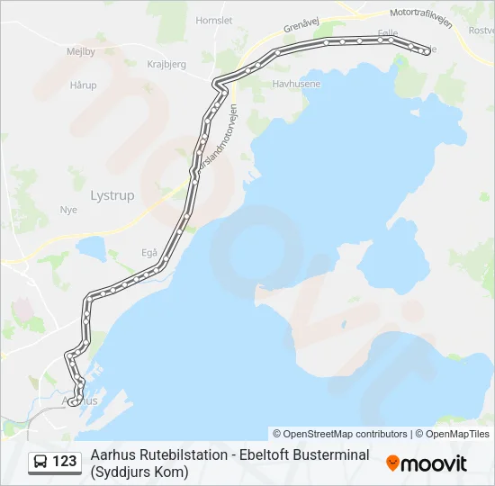 123 Bus Line Map