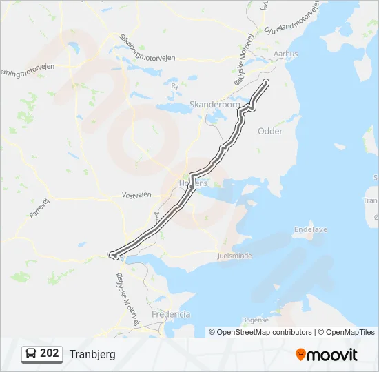 202 Bus Line Map
