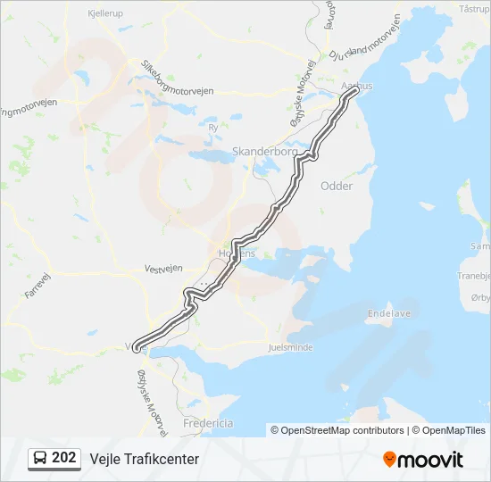202 Bus Line Map