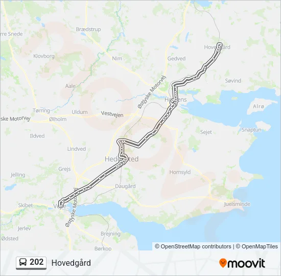 202 Bus Line Map