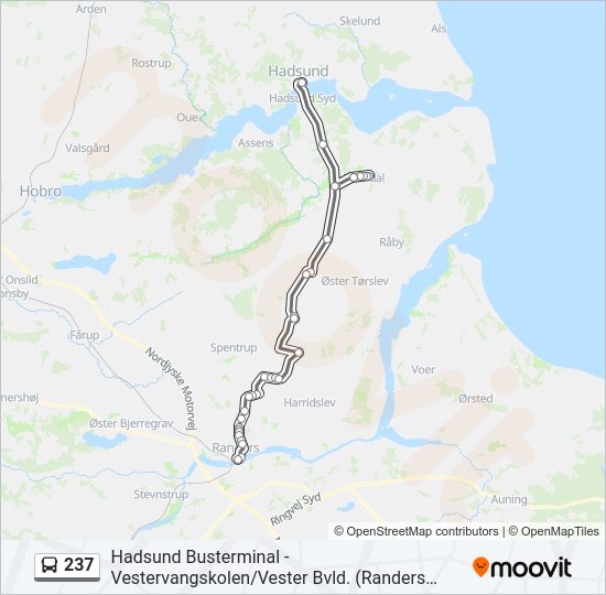 237 bus Line Map