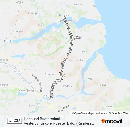 237 Bus Line Map