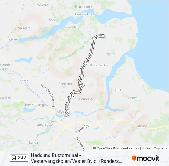 237 Bus Line Map
