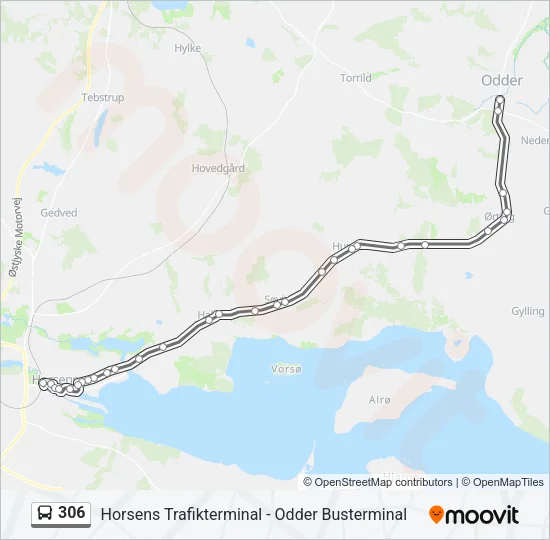 306 Bus Line Map