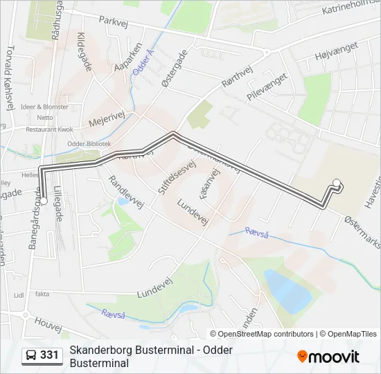 331 Bus Line Map