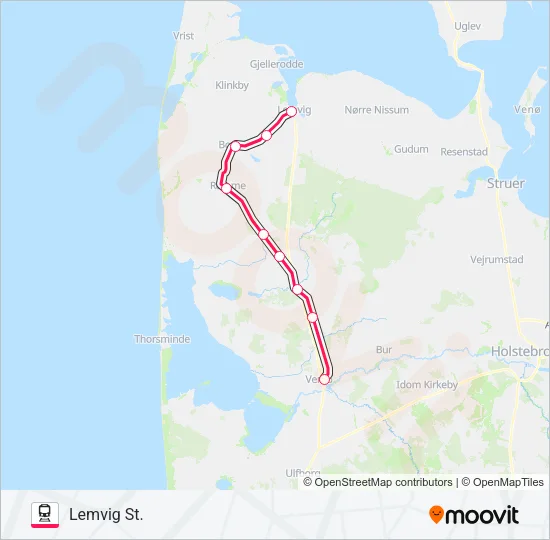 93 Train Line Map