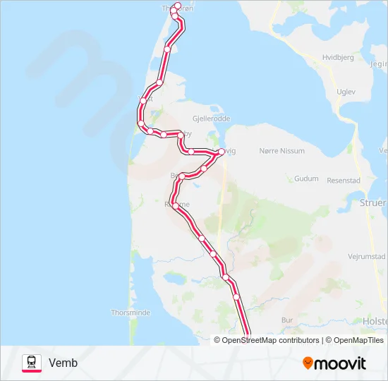 93 Train Line Map