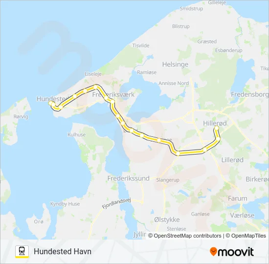 920R Train Line Map