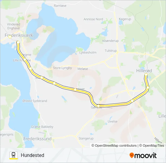 920R Train Line Map