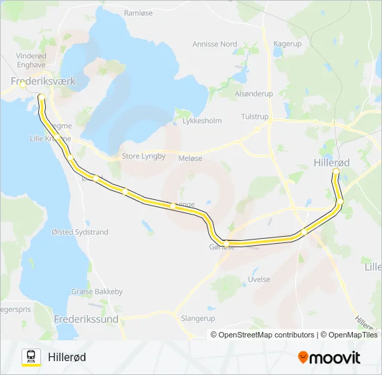 920R Train Line Map