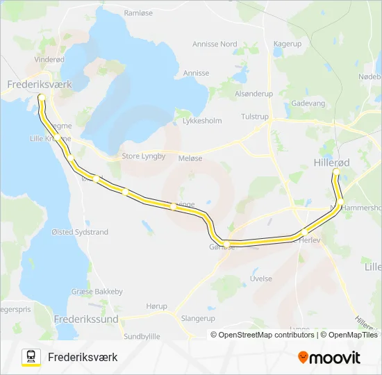 920R Train Line Map