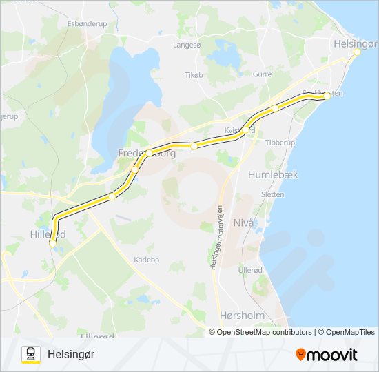 930R train Line Map