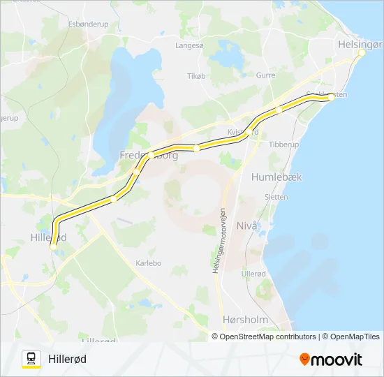 930R Train Line Map