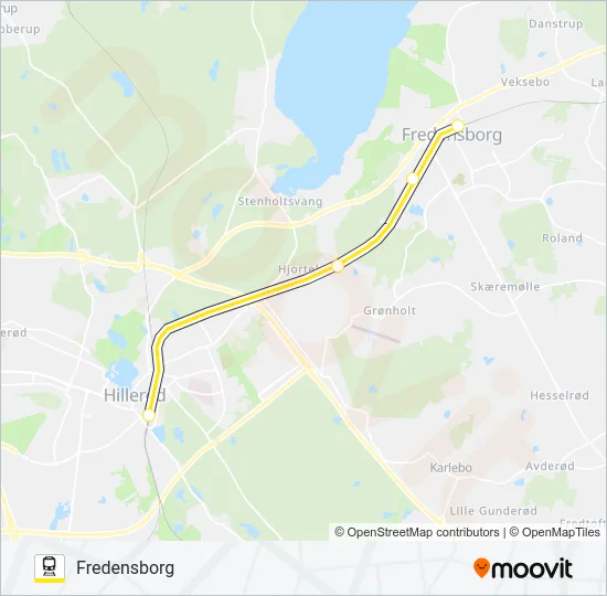930R Train Line Map