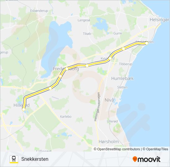930R Train Line Map