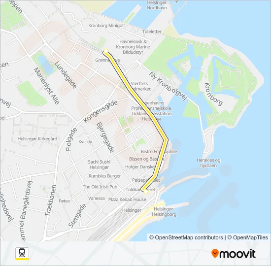 940R Train Line Map