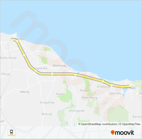 940R Train Line Map