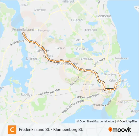 C Train Line Map