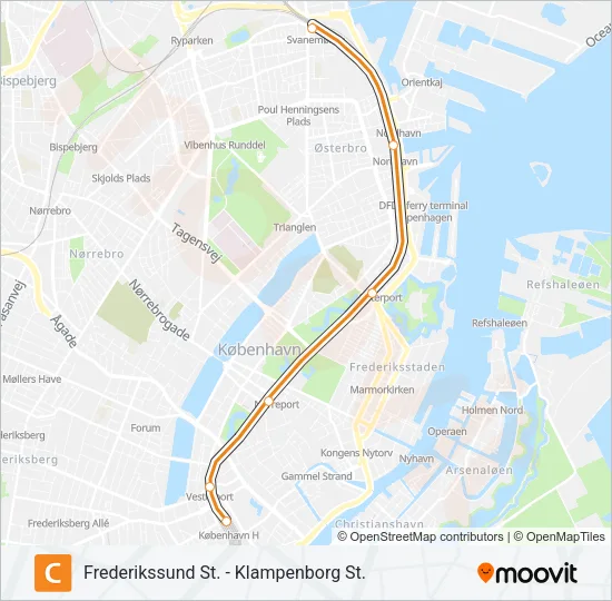 C Train Line Map